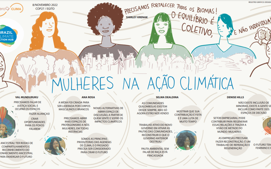 Painel na COP 27 ‘Mulheres na ação climática’ mostra que o equilíbrio está na coletividade